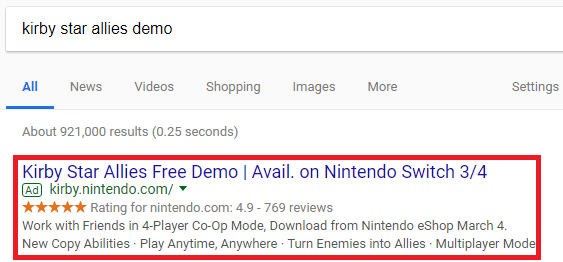 Kirby Star Allies Demo