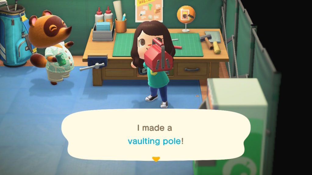 Animal Crossing New Horizons vaulting pole