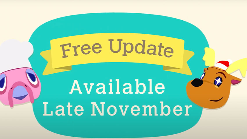 animal crossing new horizons christmas update