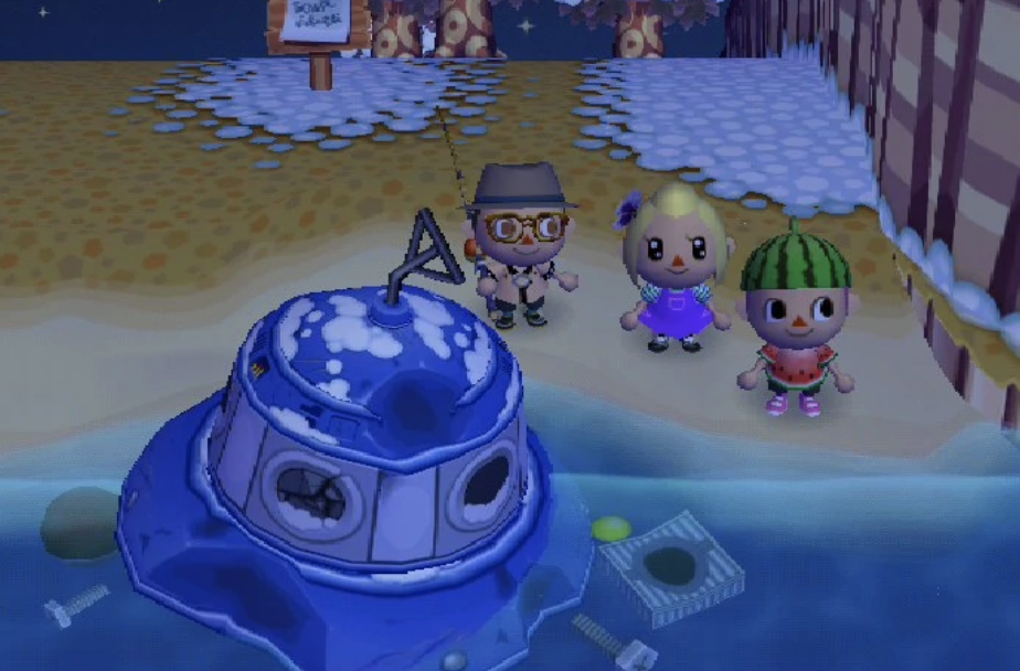 animal crossing wild world gulliver ufo